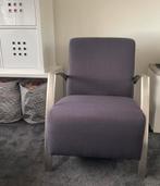 Antraciet fauteuil 2 x, Huis en Inrichting, Fauteuils, Ophalen, Gebruikt, Minder dan 75 cm, 50 tot 75 cm