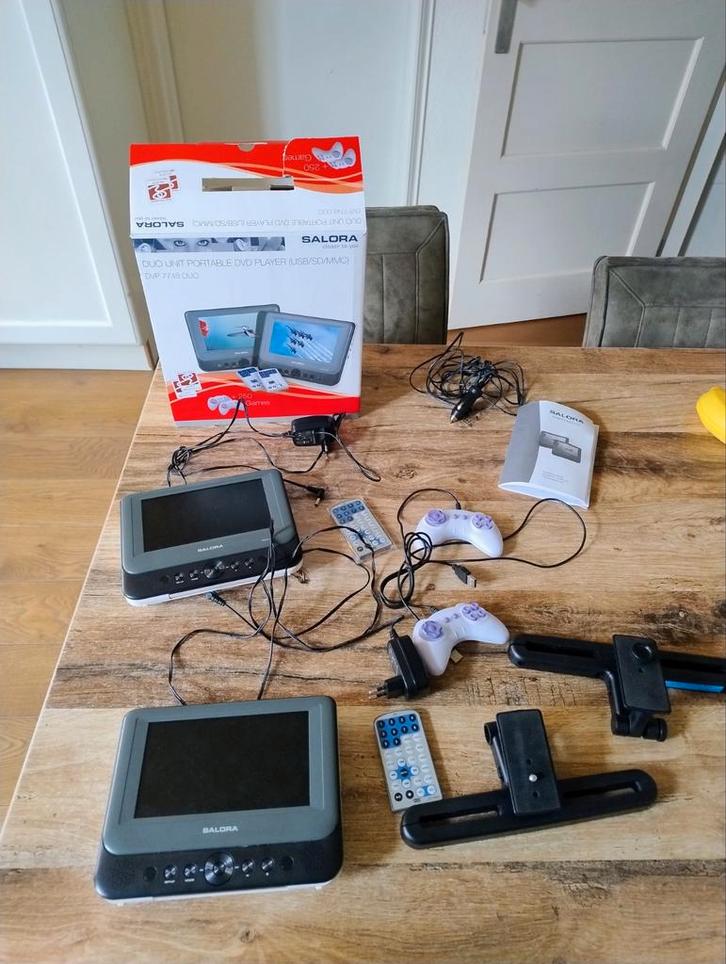 Salora Portable DVD Speler - Compleet!, Audio, Tv en Foto, Dvd-spelers, Gebruikt, Dvd-speler, Overige merken, Draagbaar, Ophalen of Verzenden