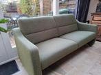 Stevige driezitter bank Montel groen, Huis en Inrichting, Banken | Bankstellen, Ophalen, Driepersoons, Zo goed als nieuw, Rechte bank