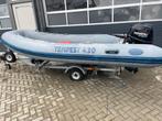 Tempest 430 Hypalon, Tohatsu 30pk EFI (2016), Watersport en Boten, Ophalen, Aluminium, Yam, Zo goed als nieuw