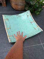 Oosterse schaal groot Ibiza boho kleur blauw keramisch 38 cm, Huis en Inrichting, Woonaccessoires | Schalen en Manden, Verburgt Vintage