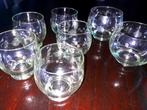 7 ZEER OUDE ANTIEKE LOODKRISTALLEN HANDGESLEPEN BORRELGLAASJ, Antiek en Kunst, Ophalen of Verzenden