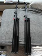 2x Manfrotto 1005BAC Statieven - Voordelig!, Ophalen of Verzenden, Gebruikt, Statief of Scherm