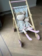 Little dutch poppenwagen en twee little dutch poppen, Ophalen, Zo goed als nieuw, Babypop