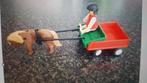Playmobil Paard met Kar en Figuur, Ophalen of Verzenden, Gebruikt, Jongen of Meisje