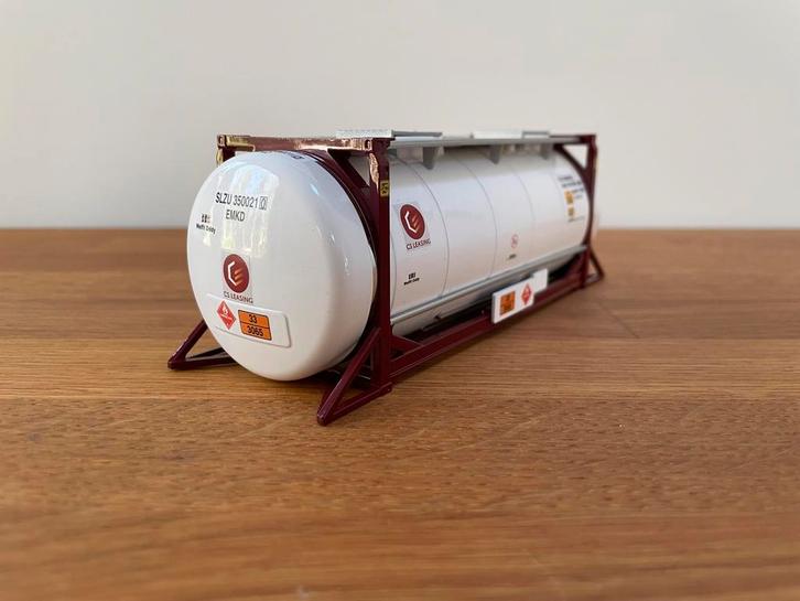 WSI 20 ft swap tankcontainer CS Leasing 1:50, Hobby en Vrije tijd, Modelauto's | 1:50, Nieuw, Overige typen, Wsi, Ophalen of Verzenden