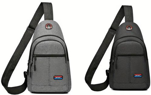 Mooie Nieuwe ALL-IN-ONE SLING CROSSBODYBAG "SPORT", Sieraden, Tassen en Uiterlijk, Tassen | Schoudertassen, Nieuw, Zwart, Verzenden