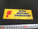 sticker den haag rotterdam bever mentora zwerfsport, Ophalen, Zo goed als nieuw