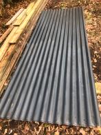 Stalen golfplaat antraciet  20 vierkantemeter, Ophalen, Kunststof, Zwart, Zo goed als nieuw