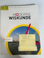 Moderne Wiskunde HAVO/VWO 1, Ophalen of Verzenden, Gelezen, HAVO, Wiskunde B