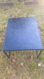 Tafel 70 x 50, Ophalen, Zo goed als nieuw, Rechthoekig, Aluminium