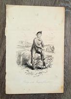 Gravure Philip the Pauper School - Phiz, Ophalen of Verzenden