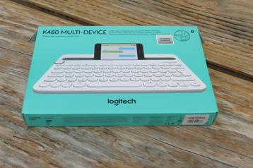 Logitech K480 multi keyboard ongebruikt dus nieuwstaat! beschikbaar voor biedingen