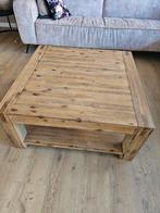 Houten Salontafel 90x90 - Opknapper, Ophalen, Gebruikt, 50 tot 100 cm, Vierkant