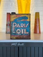 Paris oil zeldzaam oud olie blik, Verzamelen, Merken en Reclamevoorwerpen, Reclamebord, Gebruikt, ., Ophalen of Verzenden