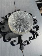 Brutalist wandlamp/ plafonnaire jaren 60, Ophalen of Verzenden, Gebruikt, Glas