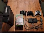XBOX 360 met 3 controllers en 10 spellen., Spelcomputers en Games, Spelcomputers | Xbox 360, Ophalen, 360 Elite of Super Elite