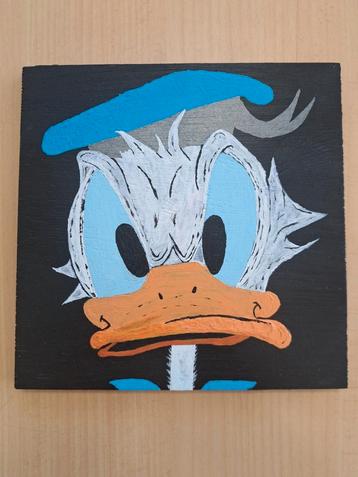 Decoratief houten bord / Art on wood  beschikbaar voor biedingen