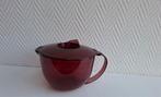 T050Tupperwave 200, Micropluskan en meer Tupperware, Ophalen of Verzenden, Zo goed als nieuw, Rood, Beker of Kan