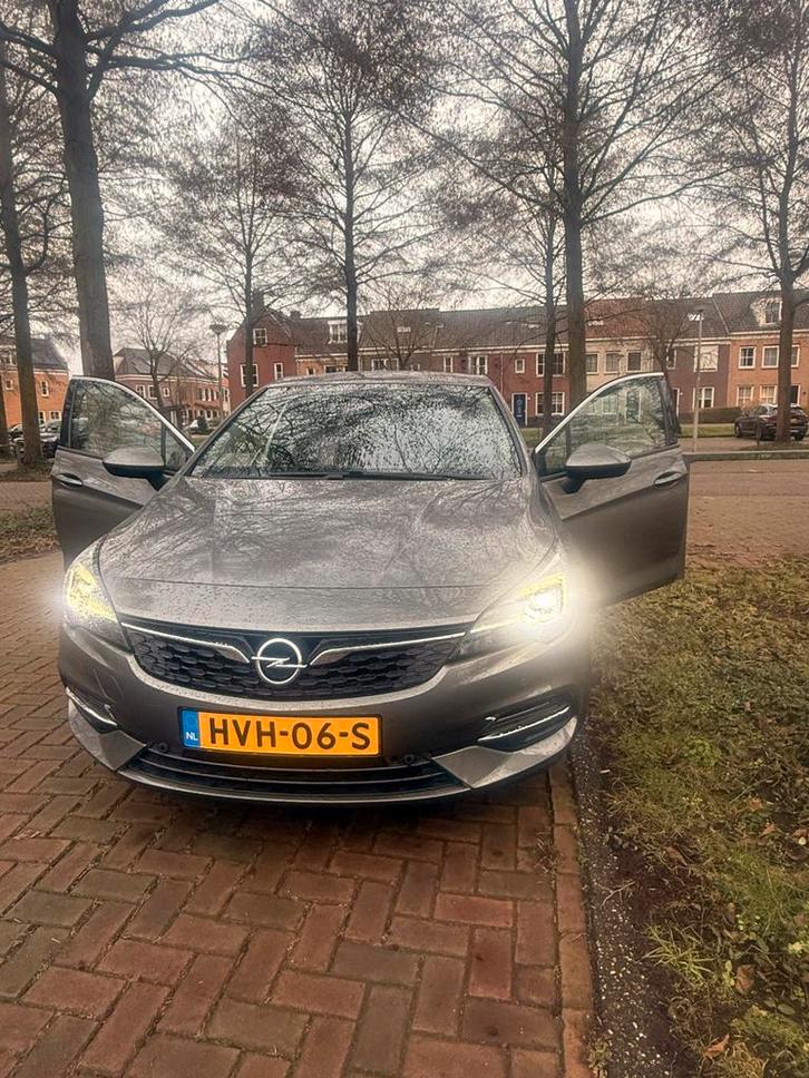 Opel Astra 1.2 Turbo 130pk Start/stop 2021 Grijs, Auto's, Opel, Particulier, Astra, ABS, Adaptieve lichten, Adaptive Cruise Control