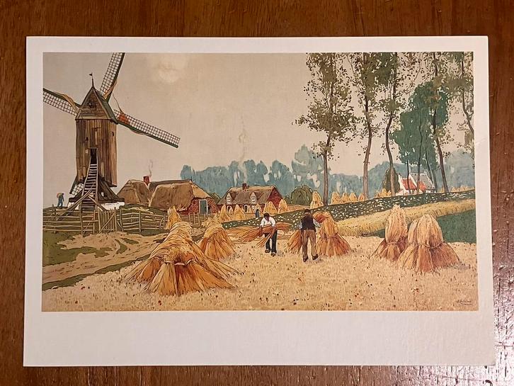 Henri Cassiers. Flemish Countryside. Vlaams landschap, Verzamelen, Ansichtkaarten | Themakaarten, Ongelopen, Overige thema's, Ophalen of Verzenden