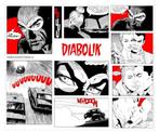 Lavatelli totino - diabolik fumetto 70x57cm (nieuw), Eén comic, Europa, Nieuw, Lavatelli