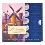Schiedam Proof Set 5 x 2,50 Euro 1998 zilver – De 5 grootste, Postzegels en Munten, Penningen en Medailles, Ophalen of Verzenden