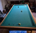 biljart 1.97 x 1.06 - Gebruikt, goed verzorgd, Sport en Fitness, Biljarten en Poolen, Ophalen, Gebruikt, Biljarttafel