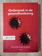 Onderzoek in de gezondheidszorg, Boeken, Nieuw, Esther Bakker & Hans van Buuren, Gamma, HBO