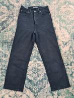 Levi's Ribcage straight W28 L29 WMN Tulsi2829 Zwart, Zwart, Ophalen of Verzenden, Zo goed als nieuw, W28 - W29 (confectie 36)