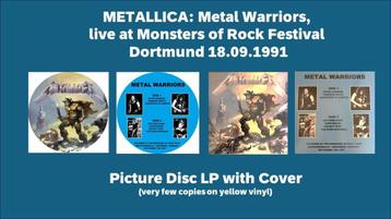 Metallica: Metal warriors lp picture disc