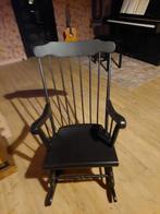 Zwarte schommelstoel - Opknapper, Ophalen, Gebruikt, Eén, Hout