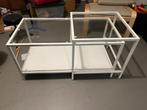 IKEA VITTSJÖ bijzettafels, Huis en Inrichting, Tafels | Bijzettafels, Gebruikt, Metaal of Aluminium, 75 cm of meer, Rechthoekig