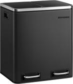 SONGMICS Duo Afvalscheider - 30L (2x15L) - Soft-close, Overige materialen, Nieuw, 40 liter of meer, Ophalen of Verzenden