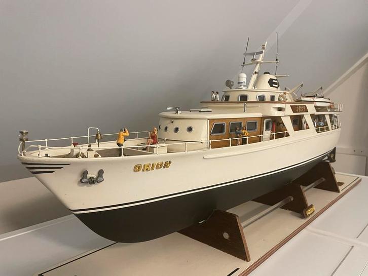 Luxe Jacht Orion - Revell Hegi 1:50 - Vaarklaar!, Hobby en Vrije tijd, Modelbouw | Boten en Schepen, Zo goed als nieuw, 1:50 tot 1:200