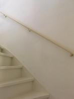 4 witte trapleuningen incl. bevestigingsmateriaal, Huis en Inrichting, Overige Huis en Inrichting, Ophalen, Gebruikt