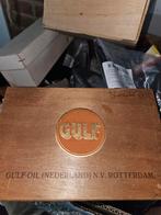 Gulf sigaren kist Garvelink eindhoven 10 stuks, Verzamelen, Rookartikelen, Aanstekers en Luciferdoosjes, Ophalen of Verzenden