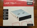 Ultron UCR 75in 1 zwart Card reader intern, Computers en Software, Geheugenkaartlezers, Ophalen of Verzenden, Nieuw, Ultron