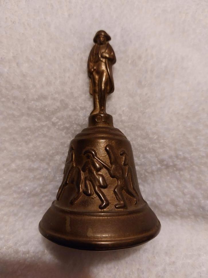 Koperen tafelbel met Napoleon, Antiek en Kunst, Antiek | Koper en Brons, Ophalen of Verzenden