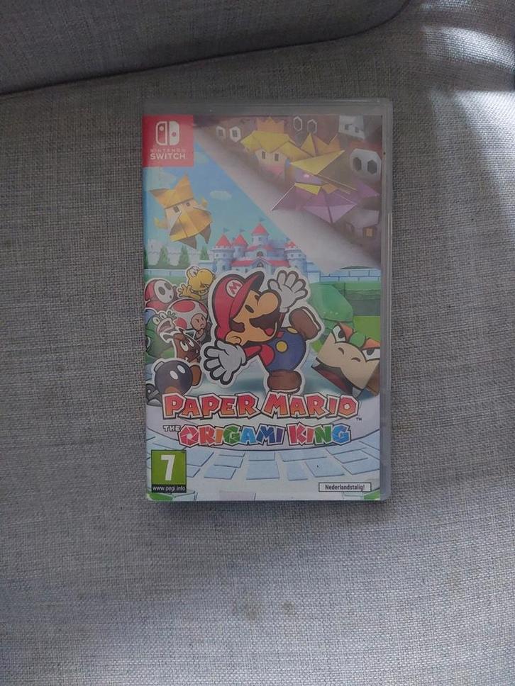 Paper Mario: The Origami King - Nintendo Switch, Spelcomputers en Games, Games | Nintendo Switch, Zo goed als nieuw, Avontuur en Actie