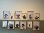 Foto lijsten kinder, posters te gekke dieren 30x40 en 20x30, Ophalen, Minder dan 50 cm, Zo goed als nieuw, Minder dan 50 cm