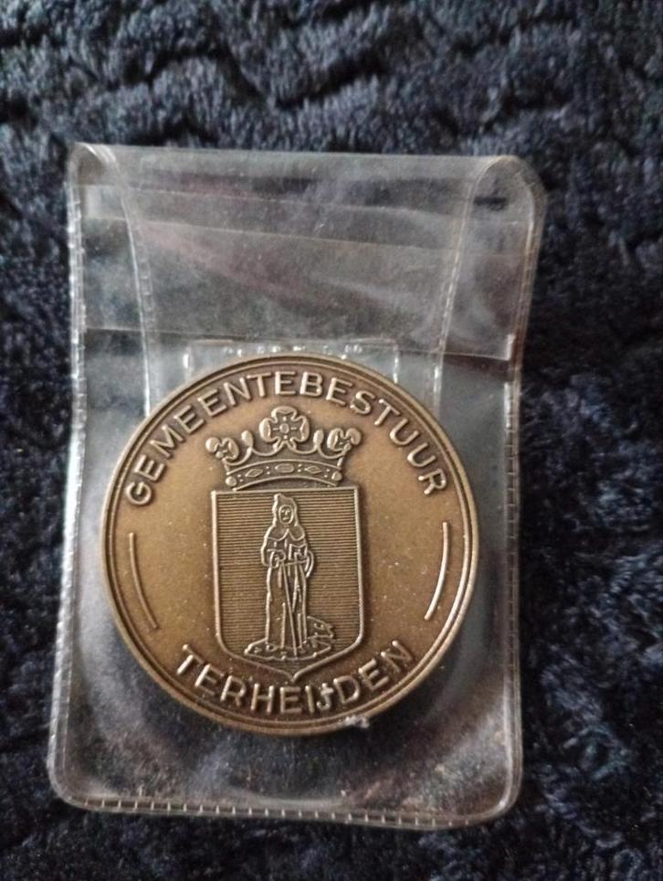 Terheijden Gemeentebestuur Huldigingsmunt 1989, Postzegels en Munten, Munten | Europa | Niet-Euromunten, Losse munt, Overige landen