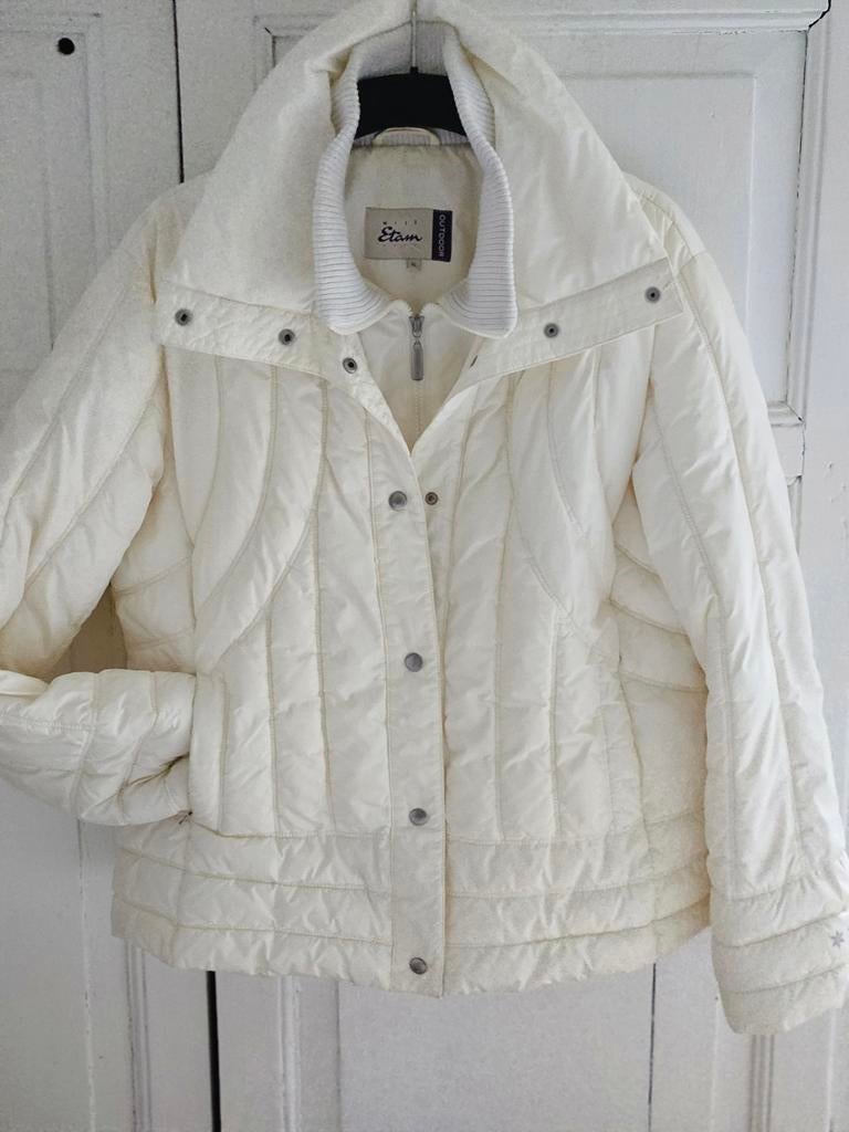 Mooie outdoor ski jas / winterjas, Miss Etam, Ophalen of Verzenden, Zo goed als nieuw, Wit
