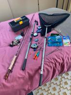 Hengel uitrusting, Ophalen, Zo goed als nieuw, Complete hengel