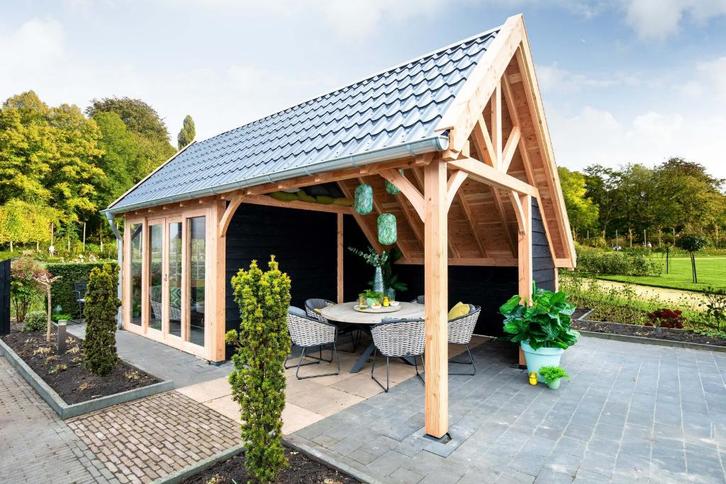 Douglas buitenverblijf Maatwerk overkapping LAAGSTE PRIJS, Tuin en Terras, Overkappingen, Nieuw, Overige typen, Ophalen of Verzenden