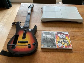 Wii Guitar Hero met Beatles game beschikbaar voor biedingen