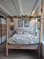 Ikea bed gjora, Ophalen, Gebruikt, Beige, Tweepersoons