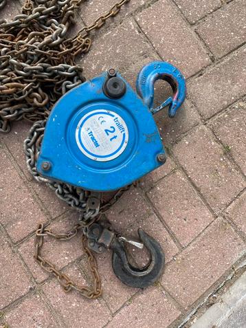 Tracel Tralfit handkettingtakel 2 ton beschikbaar voor biedingen
