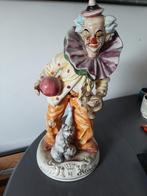Clown Italiaans porselein, Verzamelen, Beelden en Beeldjes, Ophalen, Zo goed als nieuw, Mens