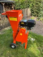 Hout hakselaar en mulcher zo goed als nieuw, Tuin en Terras, Ophalen, Zo goed als nieuw, Benzine, Met opvangzak